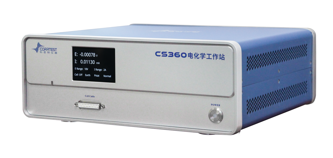 Potenciostato Corrtest CS360 para análisis electroquímico